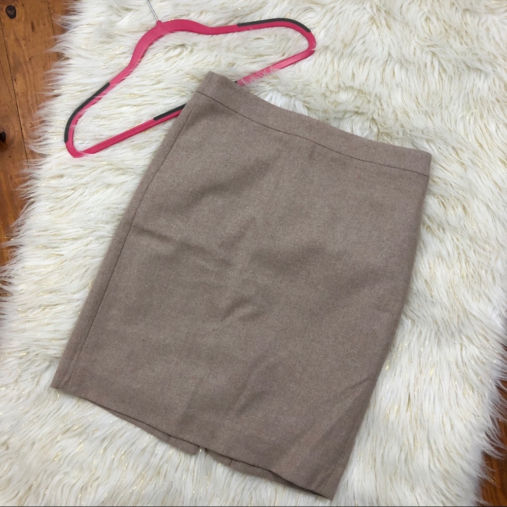 J. Crew the Pencil Skirt in Double-Serge Wool